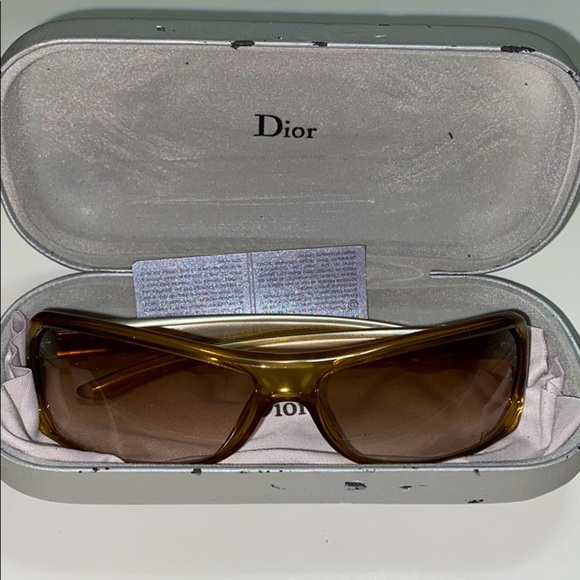 New Dior bronze and silver sunglass vintage main image 6